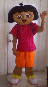 Dora Mascot Costume