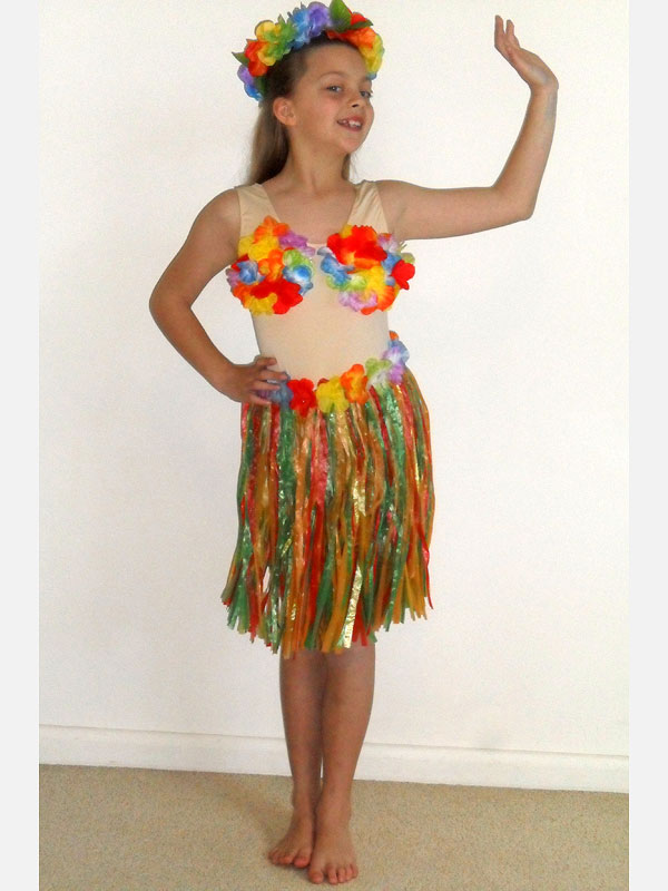 hawaiian dress up kids